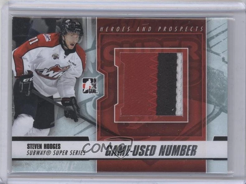 2012-13 ITG Heroes and Prospects Silver Number /3 Steven Hodges #SSM-25 - Image 1 of 2