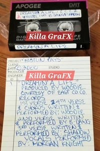 Woodie RARE DAT master of DREAMIN A LIFE Song. 1 of 1. Own A Piece Of History. - Picture 1 of 6
