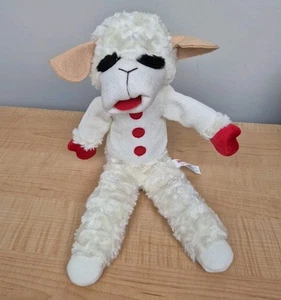 Marioneta de mano de felpa Aurora Lamb Chop cuerpo completo 16" peluche suave animal de peluche - Imagen 1 de 11