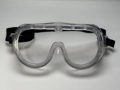 MCR Safety Goggles Ventless Frame Anti-Fog Lens Rubber Elastic Strap Pack of 10 - Image 1 of 4