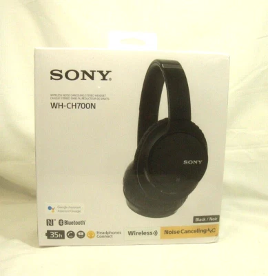 Sony Wireless Noise Cancelling Over-The-Ear Bluetooth Headphones WH-CH700N/BK - Image 1 of 3