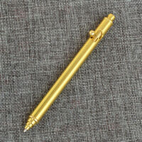 Vintage Brass Bamboo Joint Gel Pen Detachable Metal Rollerball Pen Collection