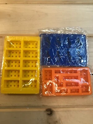Building Blocks Figures Silicone Ice Candy Molds Unbranded Multi Color 3pk - Image 1 of 4