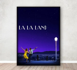 Impresión de póster de película La La Land decoración del hogar arte de pared imagen regalo enmarcado A4 - Imagen 1 de 3