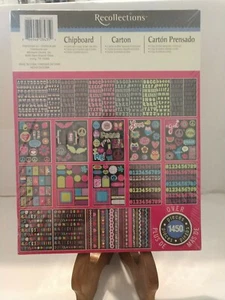 Recollections Chipboard Neon Colors Shapes Decorations, Cardboard Party Media - Picture 1 of 10