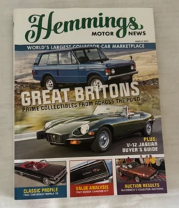 Hemmings Motor News Magazine March 2021 V-12 Jaguar 63 Impala 69 Charger Briton - Picture 1 of 5