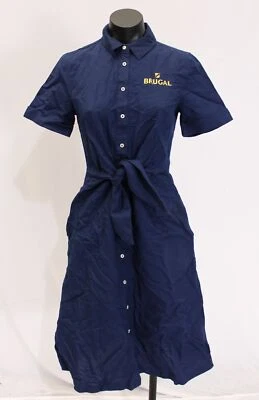 Vestido para mujer Vineyard Vines estampado con lazo delantero mezcla de lino LC7 Deep Bay talla 2 Foto 1 de 4