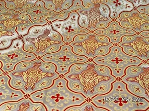 Ecclesiastical Liturgical Vestments Metallic Brocade With Angels Made in Greece - Picture 1 of 36