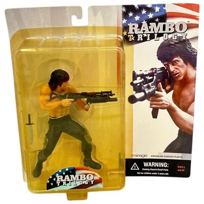 Экшн-фигурка Рэмбо из трилогии Рэмбо III Mirage Adrenaline Charged запечатанная РЕДКАЯ - Изображение 1 из 4