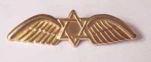 FRÜHE EL AL ISRAEL AIRLINES JUNIOR PILOT FLÜGEL DAVIDSTERN 1950er JAHRE - Bild 1 von 3