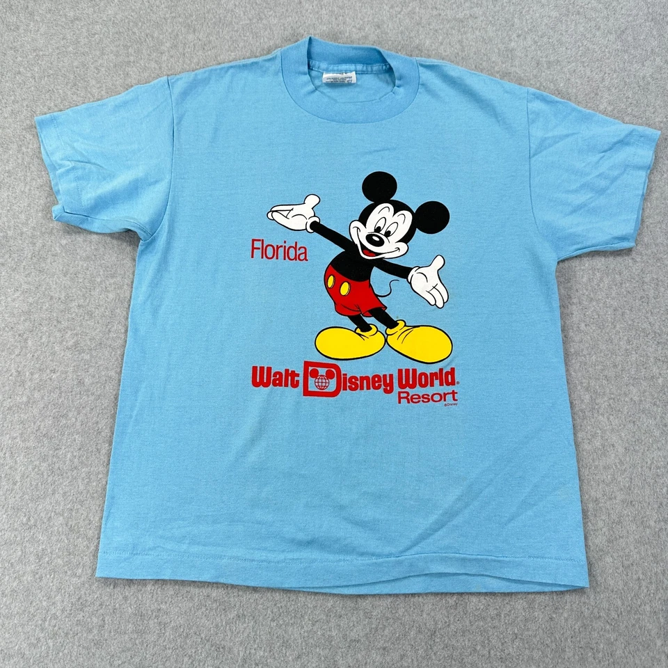 Camiseta De Colección Walt Disney World Resort Florida Hef-T By Tee Jays Azul Niños Talla M Foto 1 de 4