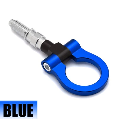 Gancho de remolque de carreras trasero delantero atornillable azul para MINI COOPER R50 R52 R53 R55 R56 Foto 1 de 4