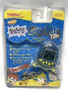 Vintage 1997 Tiger Giga Pets Plus Rugrats Schlüsselanhänger Virtual Pet LCD Spiel 70-256 Modell - Bild 1 von 4