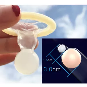 LOTE Condones Adultos Látex Sensibles Partículas Grandes Soft Ball Estimular Cuentas de Silicona - Imagen 1 de 15