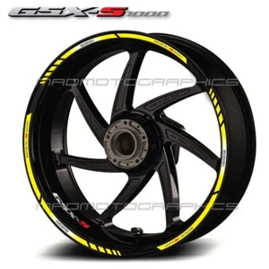 GSX-S 1000 calcomanía rueda moto 14 pegatinas llanta laminado para suzuki gsxS 1000 - Imagen 1 de 2
