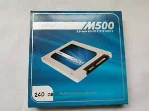 Brand new (Sealed) Crucial M500 series 240GB 2.5-Inch Solid State Drive - Picture 1 of 4