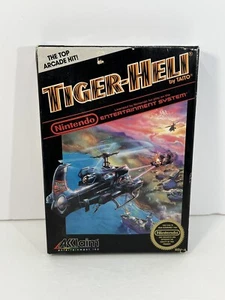 Tiger-Heli NES CIB Nintendo komplettes Spiel Styropor Handbuch Reg Card Poster sehr guter Zustand - Bild 1 von 20