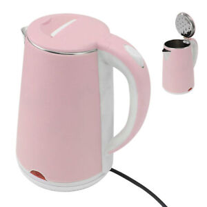 SD (Pink)2000W 2L Electric Hot Water Kettle Auto Shutoff Boil Dry Protection