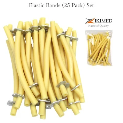 ZIKIMED California Bloodless Castration Bands 25-pack Essential Bands for Livestock