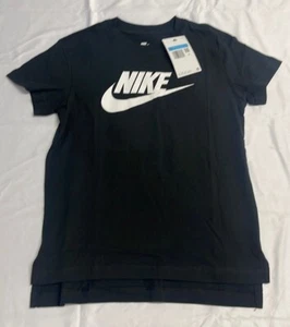 THE NIKE TEE GIRLS COTTON MEDIUM TEE SHIRT AR5088 010 - Picture 1 of 6
