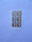 De La Rue 1st Class PiP Gold Machin in Cylinder Block of 6 Cyl D1 dot Superb U/M