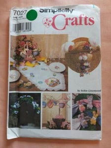 Simplicity 7027 Six Different Easter Decorations Pattern - Bild 1 von 2