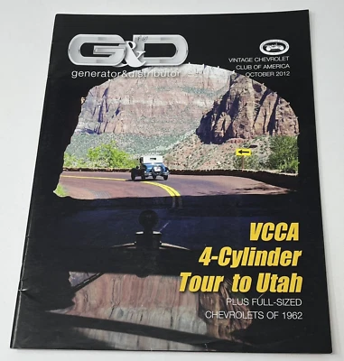 2012 VCCA Generator & Distributor Magazine 4 Cylinder Tour To Utah 1962 Impala Foto 1 de 4