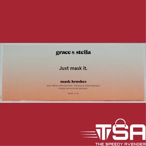 Facial Mask Application Brushes (Pack of 5) - Soft Synthetic Brushes for Face Ma - Picture 1 of 8