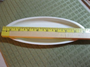 George Foreman OVALE Grillschale 9 Zoll WEISS ohne Gerät enthalten - Bild 1 von 4