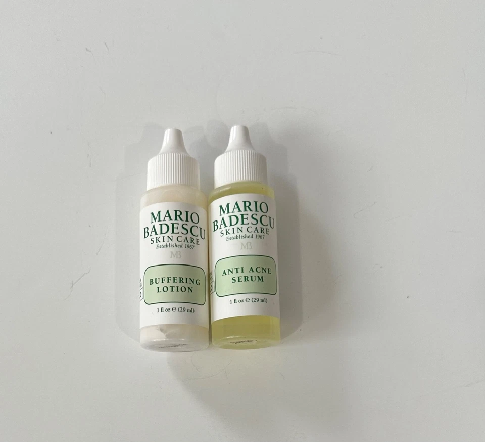 Mario Badescu Loción Tampón + Suero Anti Acné TOTALMENTE NUEVO Foto 1 de 1