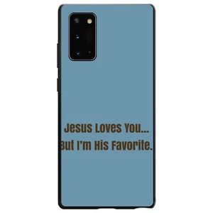Hard Case Cover for Samsung Galaxy Note Jesus Loves You But I'm Favorite - Picture 1 of 7