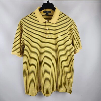 Polo de golf Masters Collection años 60 dos capas mercerizado algodón Pima amarillo XL Foto 1 de 4