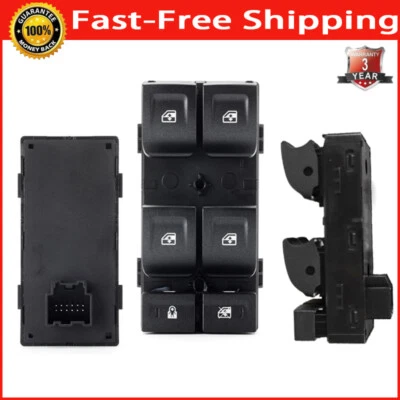 Interruptor de ventana delantero izquierdo para GMC Canyon Sierra 1500/2500/3500 2015-2017 DWS1778 Foto 1 de 4