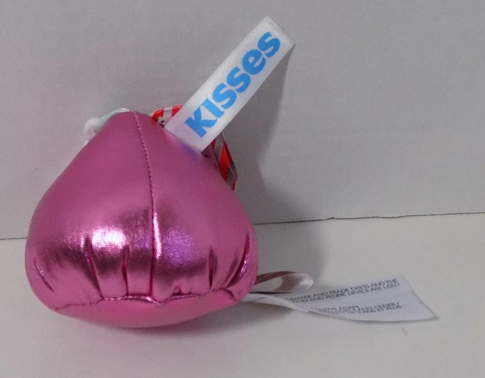 Hershey's Kisses Plush Clip Hang On - Pink Kiss Hershey -