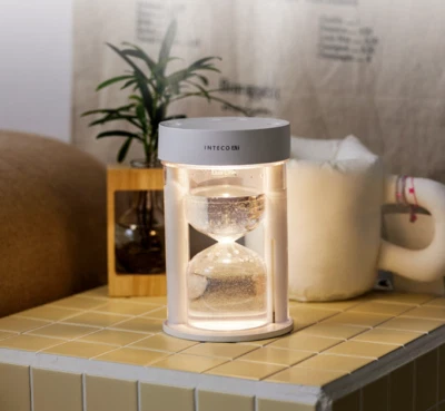 BoFriends Hourglass Mood Light Dual Ultrasonic Mini Humidifier Portable Wireless - Image 1 of 4