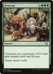 1x Overrun - NM/LP - Commander (various) SPARROW MAGIC - Picture 1 of 1