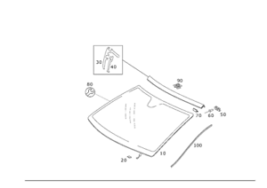 Genuine Mercedes-Benz Intermediate Layer 210-671-03-97 - Picture 1 of 1