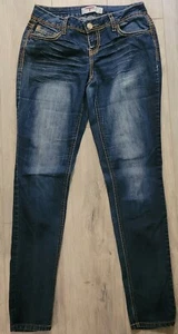 JEANS MUJER T FIVE DENIM TALLA 9 TIRO BAJO PRELAVADO DESGASTADO CÓMODOS AZULES - Imagen 1 de 11