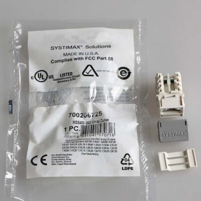 CommScope Category 6 Gigabit Network Jack Module RJ45CAT6 MGS400-262 Quantity 10 - Image 1 of 4