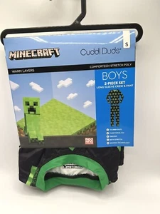 Cuddl Duds MINECRAFT Boys Long Underwear Set Warm Layers Size Small 6/7 NWT - Picture 1 of 3