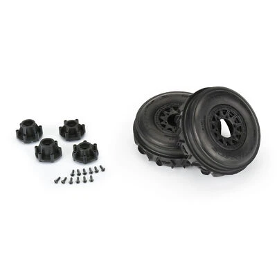 NEW Pro-Line 1/10 Dumont Front Tires 2.2"/3.0" with 12mm Black Raid Wheels (2) - Image 1 of 4