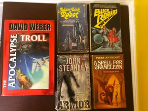 Konvolut 5 Vintage Fantasy Science Fiction HC/PB Bücher 1968-1999 Buck Rogers - Bild 1 von 12