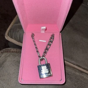 Teddy Fresh Lock Necklace w Box - Picture 1 of 5
