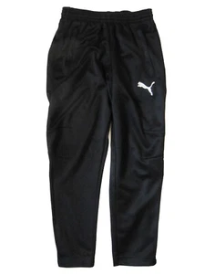 Puma Kids Pants 116 128 140 164 176 Workout Pants Sweatpants Sports Black New - Picture 1 of 4