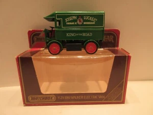 1986 Matchbox Models of Yesteryear Y29 1919 Walker Electric Van Joseph Lucas LTD - Picture 1 of 7