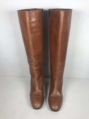 Botas Delman Vintage Para Mujer 100% Cuero Caramelo Talla US 8 EUR 38.5 Foto 1 de 4