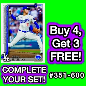 2025 Topps Series 2 Singles Cards! 🔥 U-PICK! YOU COMPLETE YOUR SET! #351-600 - Picture 1 of 1