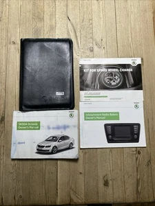 13-17 SKODA OCTAVIA OWNERS HANDBOOK MANUAL & WALLET Print 2013 Ref17775 - Picture 1 of 24