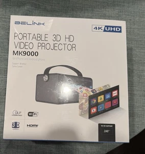 Belink MK9000 Portable 3D HD Video Projector - Picture 1 of 5