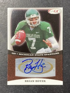 Sage Auto Brian Hoyer #A21 Rookie Auto RC 2009 - Imagen 1 de 2